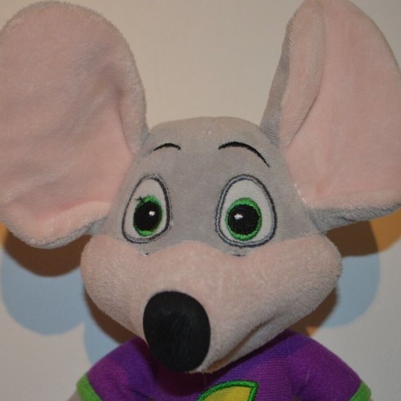 Chuck E Cheese Mouse Plush Stuffed Animal Doll Toy Plush 11" - Picture 2 of 3